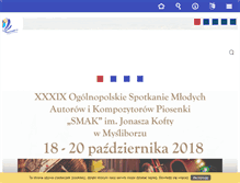 Tablet Screenshot of mysliborz.pl